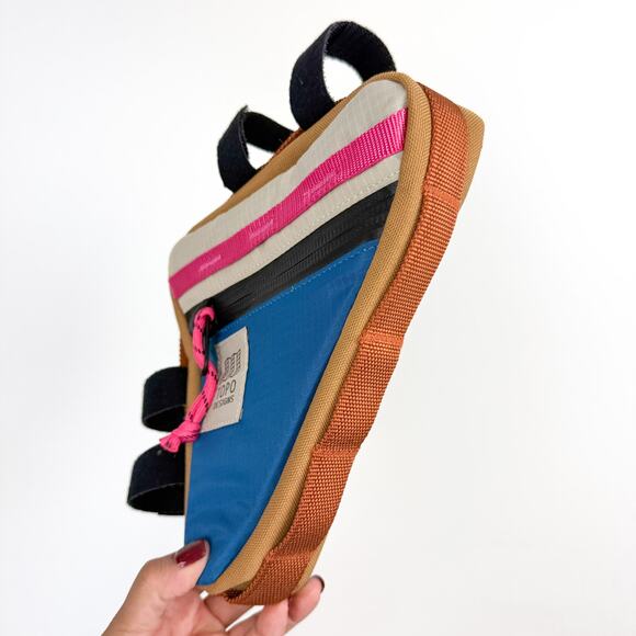 Topo Designs Frame Bike Bag Blue Pink Unisex - Picture 2 of 8